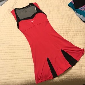 Nike Dri-Fit Hot Pink and Black Tennis Dress